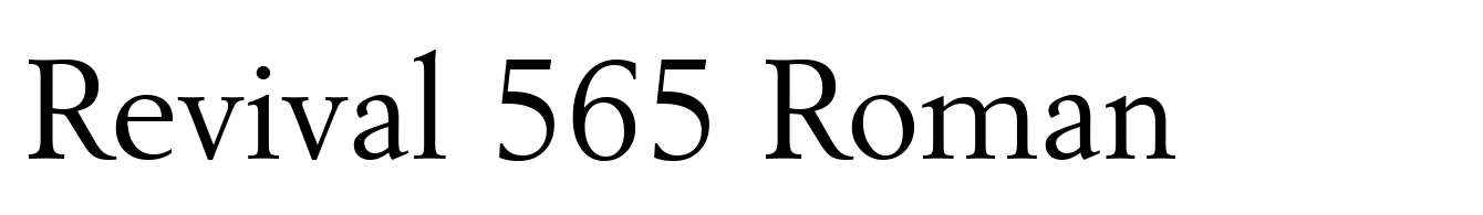 Revival 565 Roman